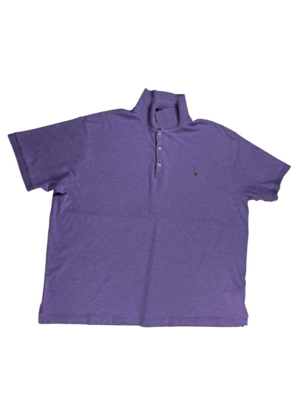 Ralph Lauren Purple Short-Sleeve Lavendar Lightweight Polo Shirt Size 3XB Preppy